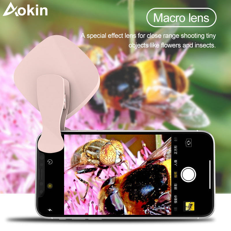 Selfie Ring Light with HD 3 in 1 Fisheye
