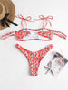 Floral Knot High Leg Bikini