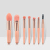 7/8pcs Little Cute Pink Makeup Brushes