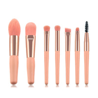 7/8pcs Little Cute Pink Makeup Brushes