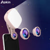Selfie Ring Light with HD 3 in 1 Fisheye
