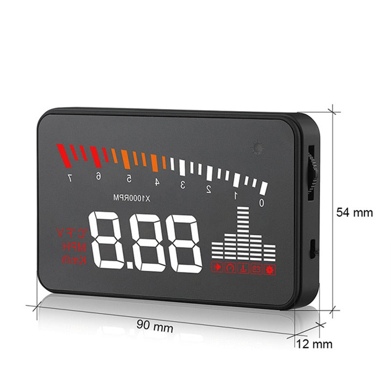 Automatic Matching Overspeed Warning System Projector